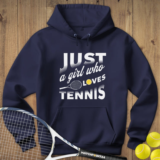 Just a Girl | Hoodie (Unisex) - Matchpoint24 - Kleidung für Tennisfans