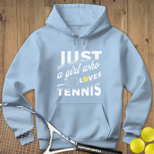 Just a Girl | Hoodie (Unisex) - Matchpoint24 - Kleidung für Tennisfans