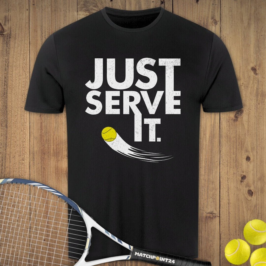 Just serve it | Herren Sport T-Shirt - Matchpoint24 - Kleidung für Tennisfans