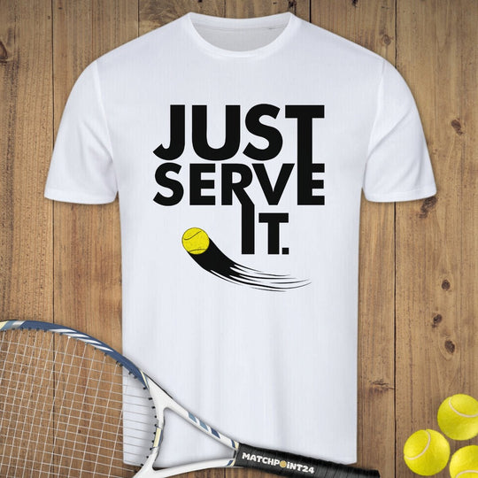 Just serve it | Herren Sport T-Shirt - Matchpoint24 - Kleidung für Tennisfans