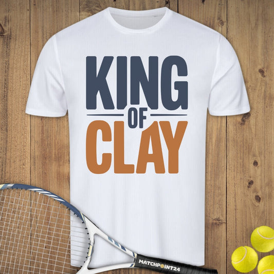 King of Clay | Herren Sport T-Shirt - Matchpoint24 - Kleidung für Tennisfans