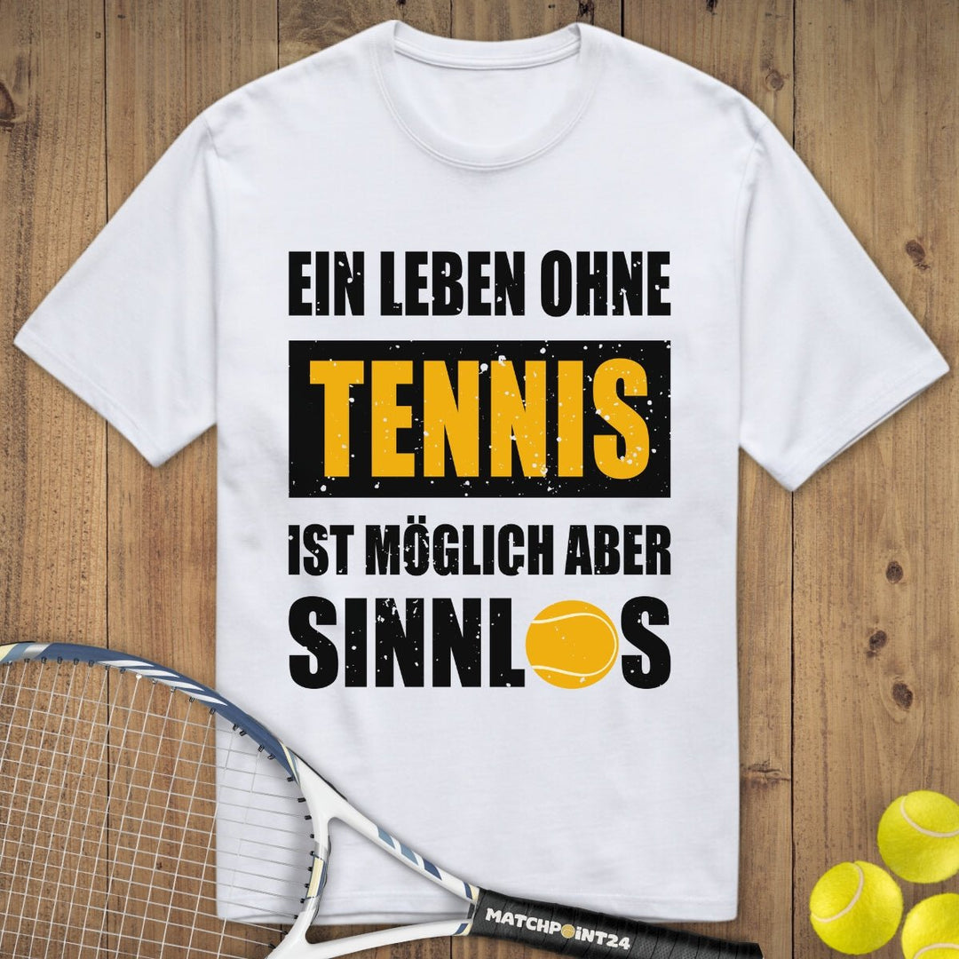 Leben ohne Tennis | Premium Herren T-Shirt - Matchpoint24 - Kleidung für Tennisfans