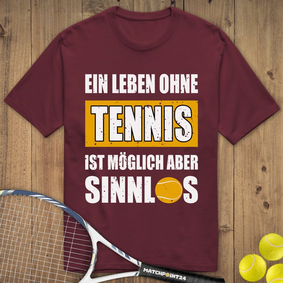 Leben ohne Tennis | Premium Herren T-Shirt - Matchpoint24 - Kleidung für Tennisfans