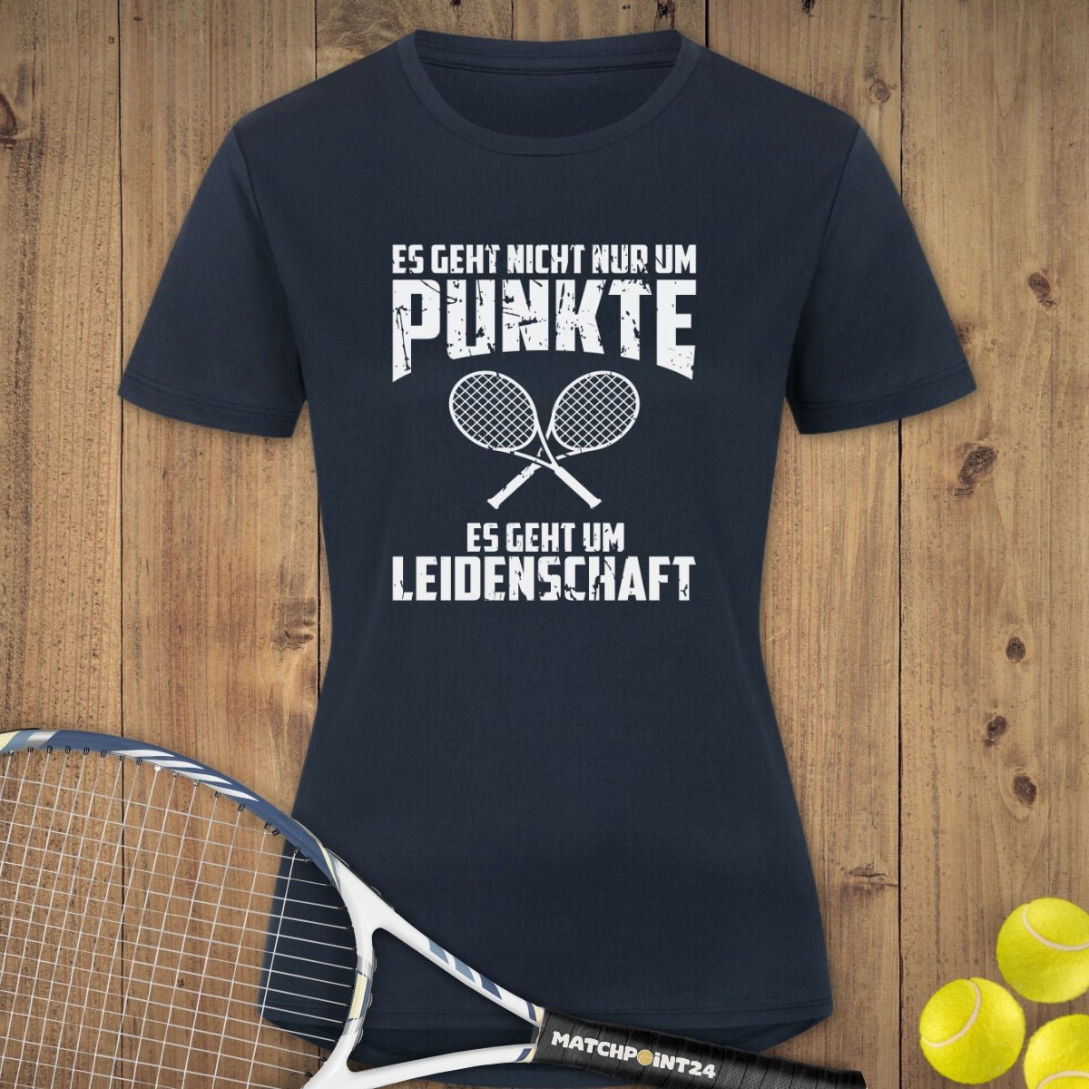 Leidenschaft | Damen Sport T-Shirt - Matchpoint24 - Kleidung für Tennisfans