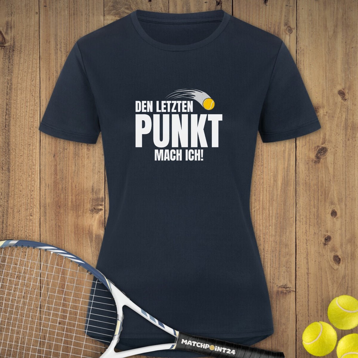 Letzter Punkt | Damen Sport T-Shirt - Matchpoint24 - Kleidung für Tennisfans