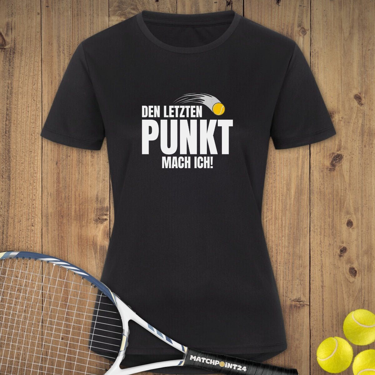 Letzter Punkt | Damen Sport T-Shirt - Matchpoint24 - Kleidung für Tennisfans