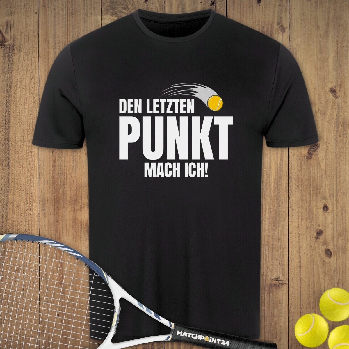 Letzter Punkt | Herren Sport T-Shirt - Matchpoint24 - Kleidung für Tennisfans