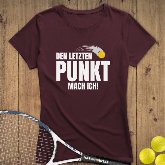 Letzter Punkt | Premium Damen T-Shirt - Matchpoint24 - Kleidung für Tennisfans