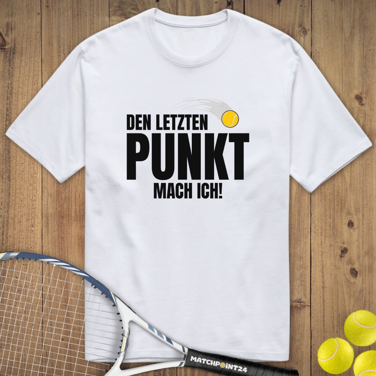 Letzter Punkt | Premium Herren T-Shirt - Matchpoint24 - Kleidung für Tennisfans