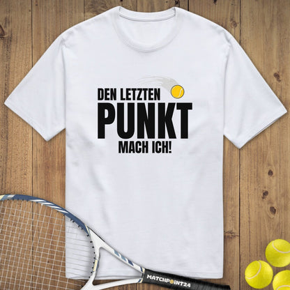 Letzter Punkt | Premium Herren T-Shirt - Matchpoint24 - Kleidung für Tennisfans