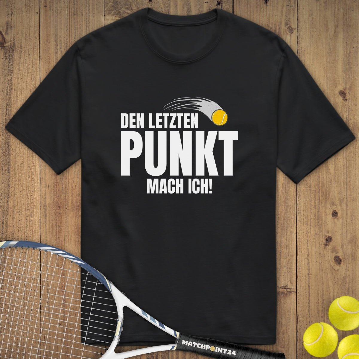 Letzter Punkt | Premium Herren T-Shirt - Matchpoint24 - Kleidung für Tennisfans
