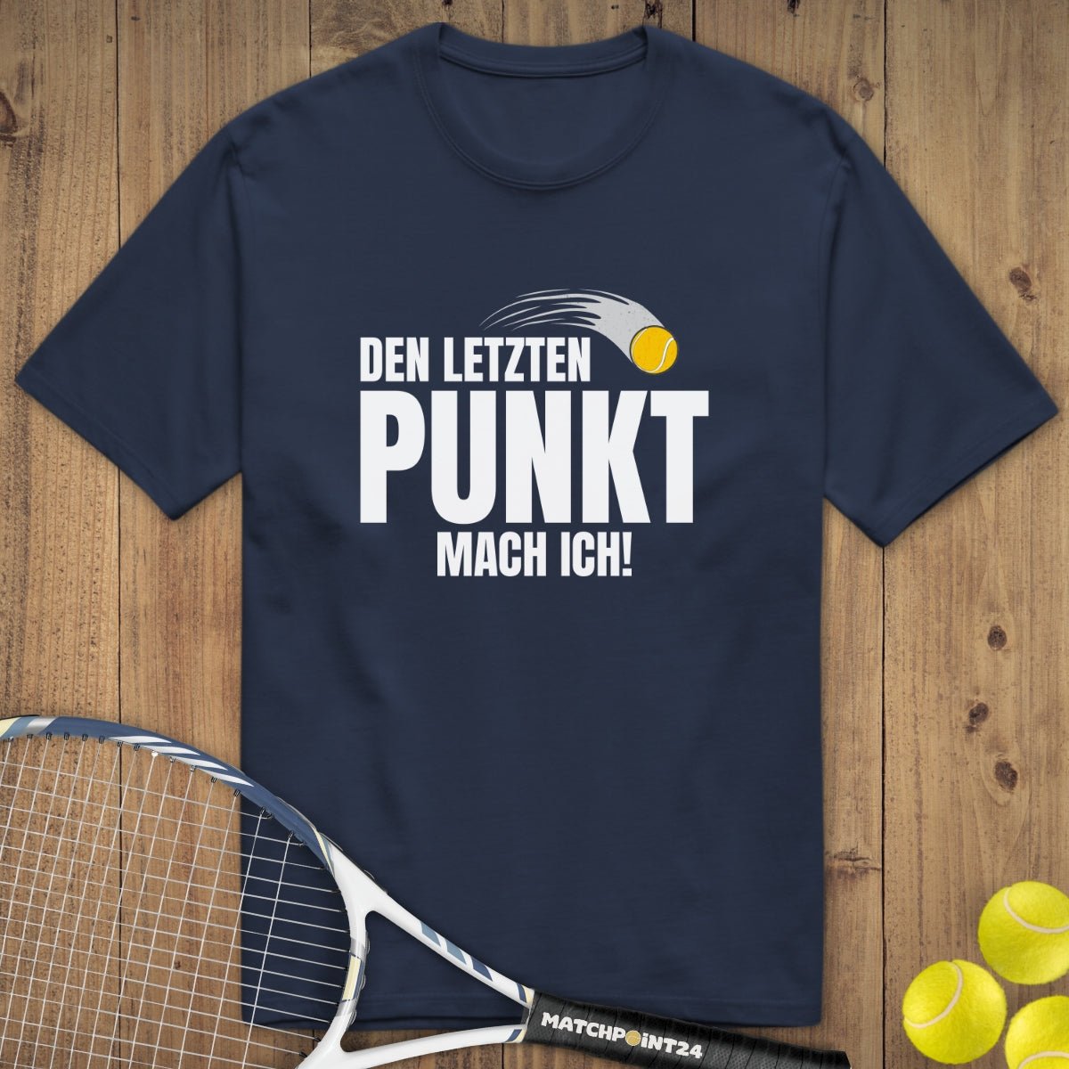 Letzter Punkt | Premium Herren T-Shirt - Matchpoint24 - Kleidung für Tennisfans