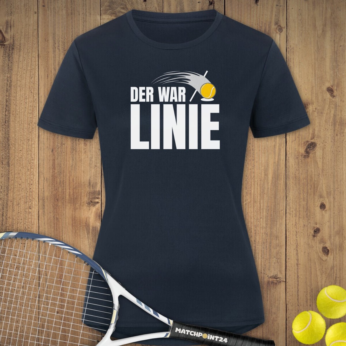 Linie | Damen Sport T-Shirt - Matchpoint24 - Kleidung für Tennisfans