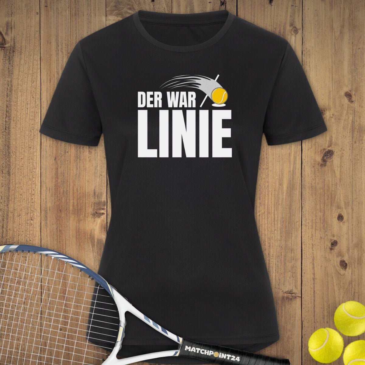 Linie | Damen Sport T-Shirt - Matchpoint24 - Kleidung für Tennisfans