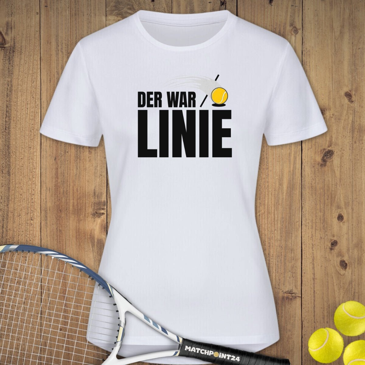 Linie | Damen Sport T-Shirt - Matchpoint24 - Kleidung für Tennisfans