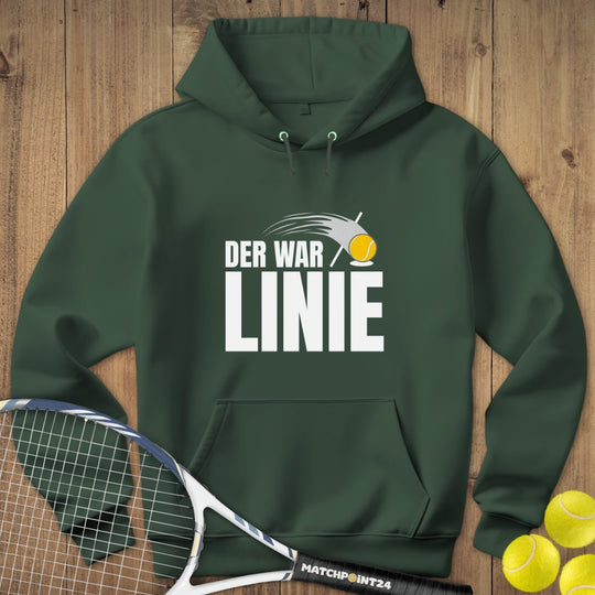 Linie | Hoodie (Unisex) - Matchpoint24 - Kleidung für Tennisfans