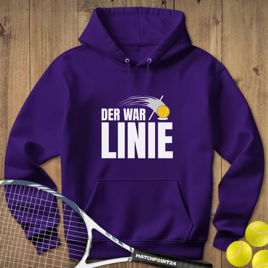 Linie | Hoodie (Unisex) - Matchpoint24 - Kleidung für Tennisfans