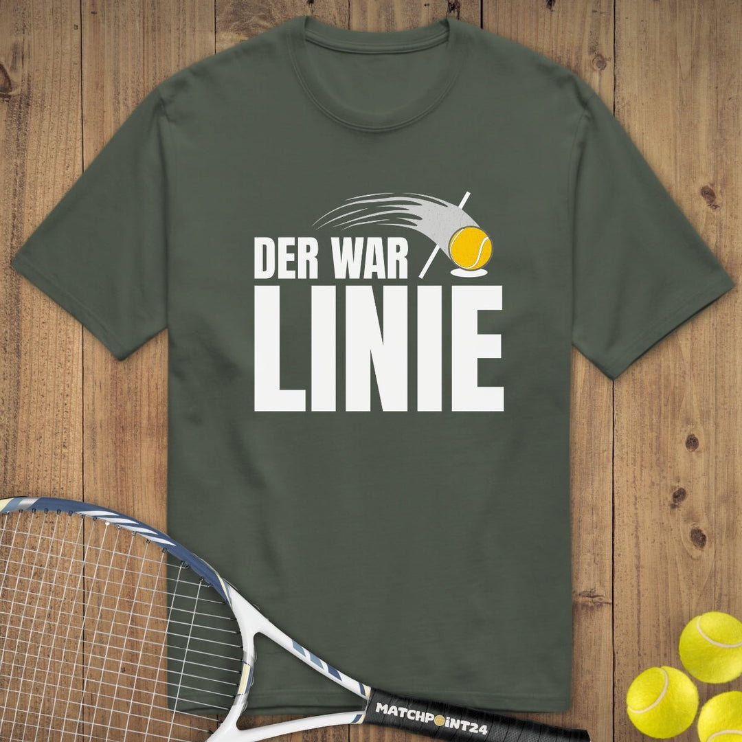 Linie | Premium Herren T-Shirt - Matchpoint24 - Kleidung für Tennisfans