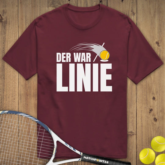 Linie | Premium Herren T-Shirt - Matchpoint24 - Kleidung für Tennisfans