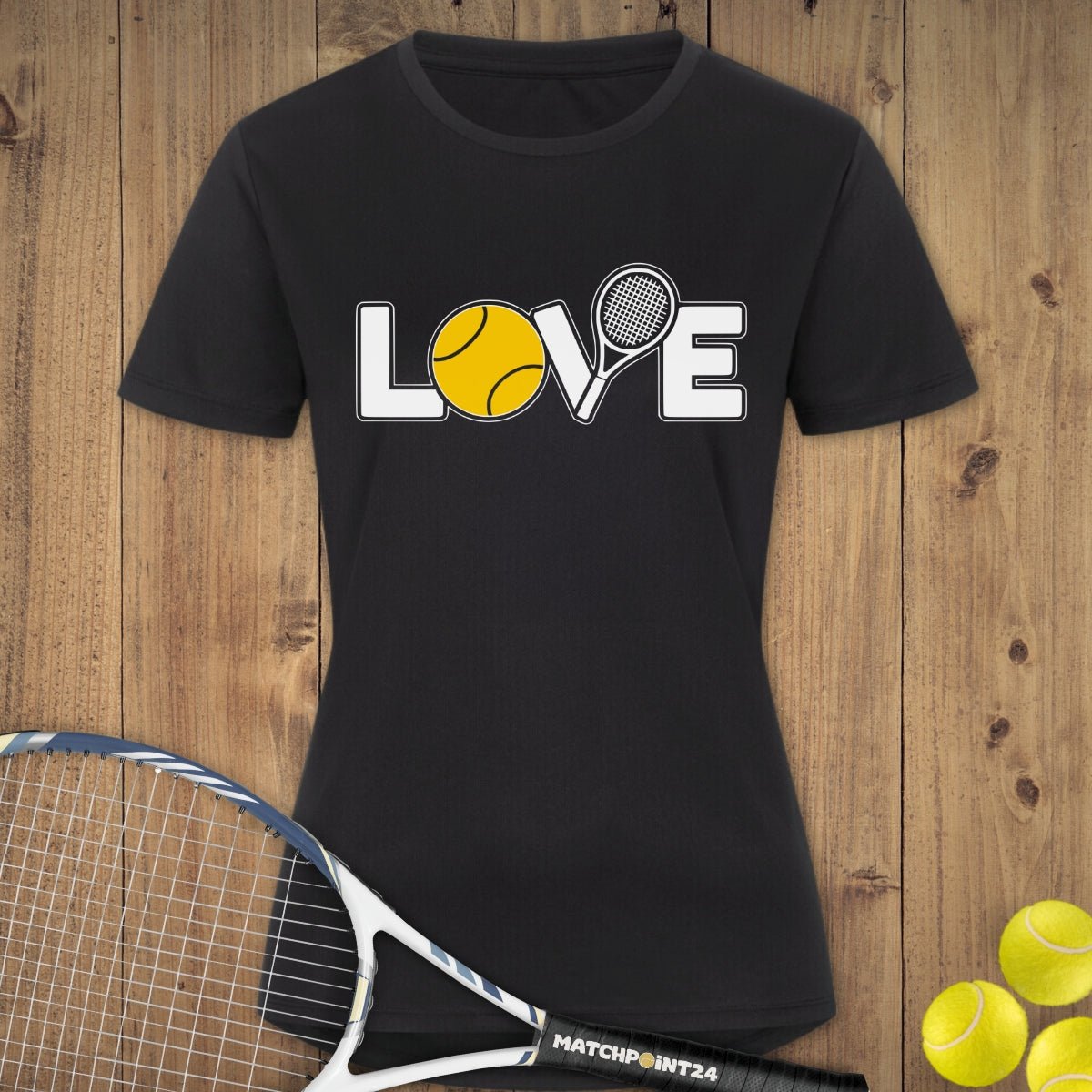 Love 1024 | Damen Sport T-Shirt - Matchpoint24 - Kleidung für Tennisfans