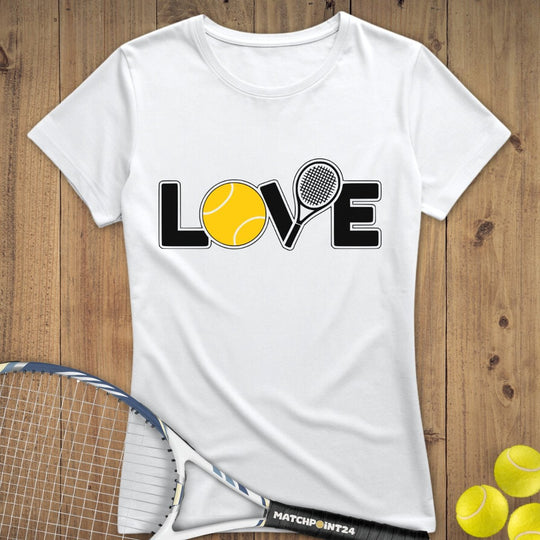 Love 1024 | Premium Damen T-Shirt - Matchpoint24 - Kleidung für Tennisfans