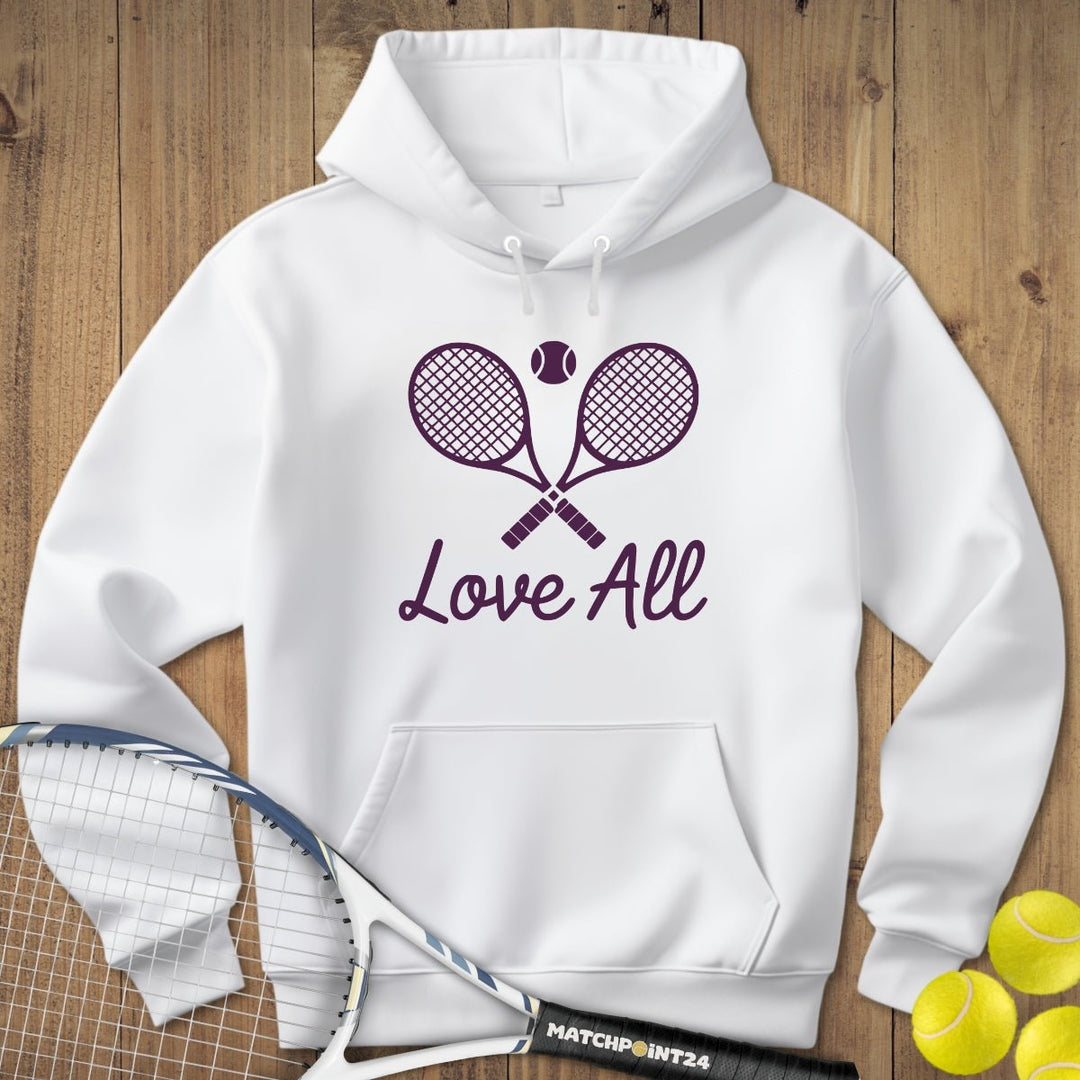 Love All | Hoodie (Unisex) - Matchpoint24 - Kleidung für Tennisfans