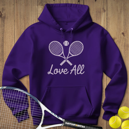 Love All | Hoodie (Unisex) - Matchpoint24 - Kleidung für Tennisfans