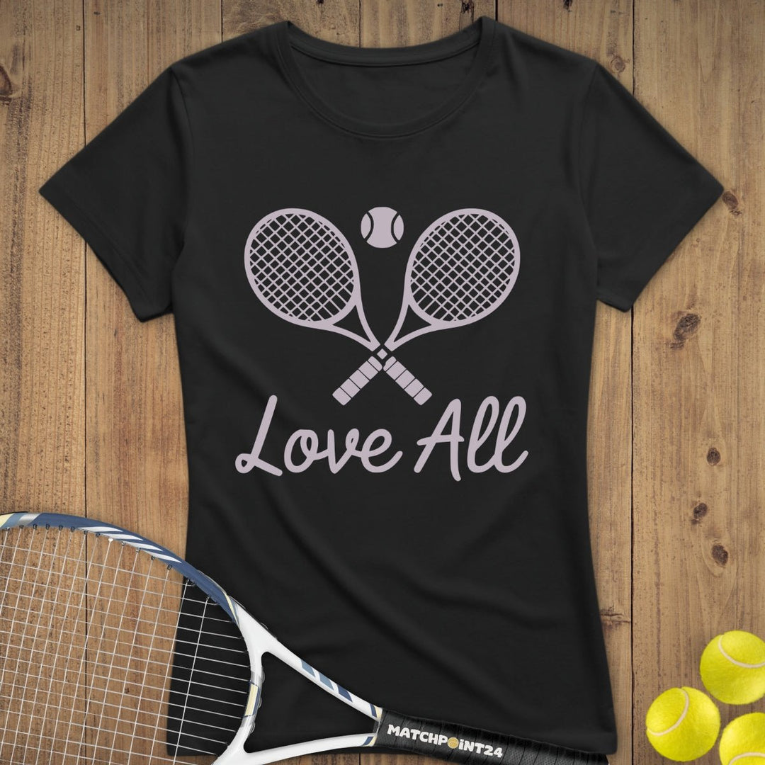 Love All | Premium Damen T-Shirt - Matchpoint24 - Kleidung für Tennisfans