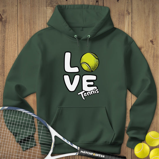 Love | Hoodie (Unisex) - Matchpoint24 - Kleidung für Tennisfans