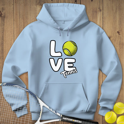 Love | Hoodie (Unisex) - Matchpoint24 - Kleidung für Tennisfans