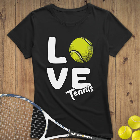 Love | Premium Damen T-Shirt - Matchpoint24 - Kleidung für Tennisfans