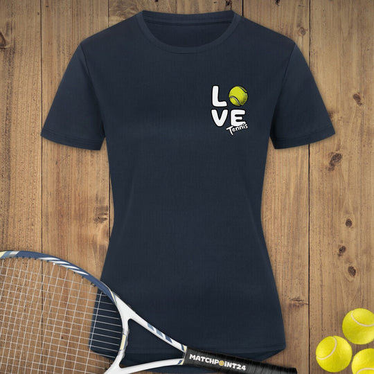 Love Tennis | Damen Sport T-Shirt - Matchpoint24 - Kleidung für Tennisfans