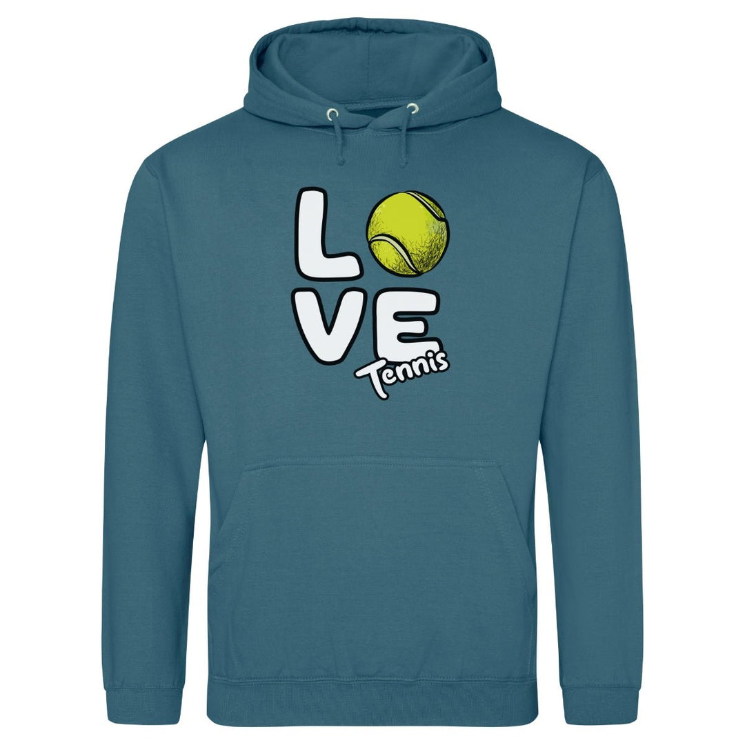 Love Tennis Kapuzenpulli (limitiert) - Matchpoint24 - Kleidung für Tennisfans