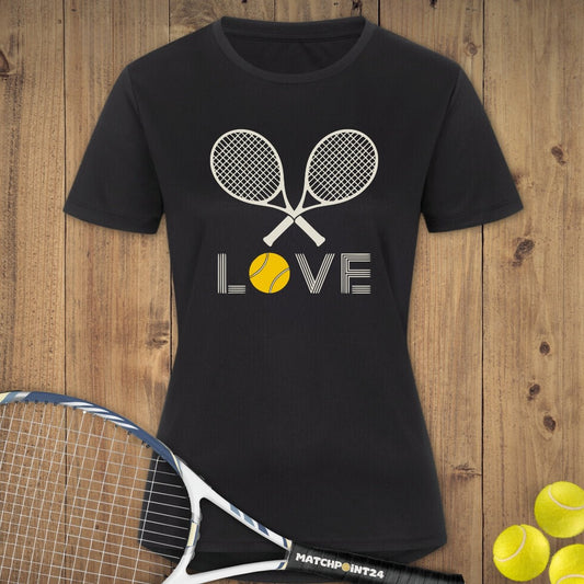 Loving Tennis | Damen Sport T-Shirt - Matchpoint24 - Kleidung für Tennisfans