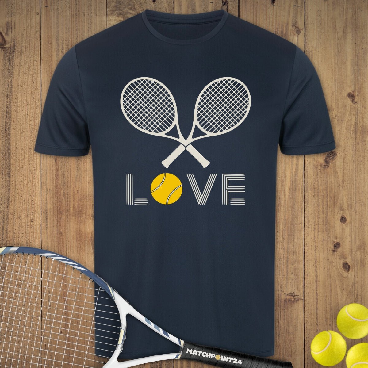 Loving Tennis | Herren Sport T-Shirt - Matchpoint24 - Kleidung für Tennisfans