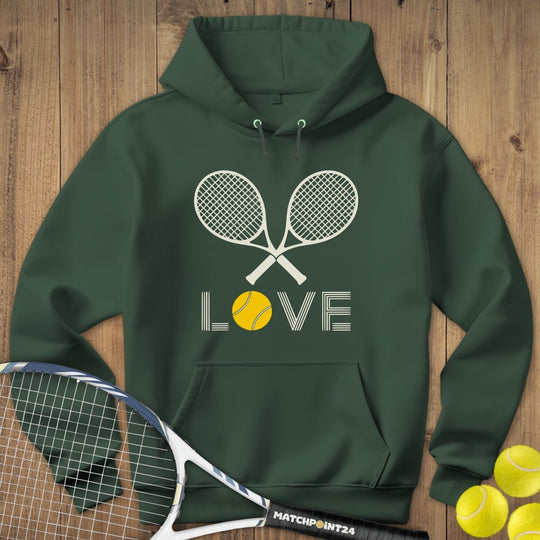 Loving Tennis | Hoodie (Unisex) - Matchpoint24 - Kleidung für Tennisfans