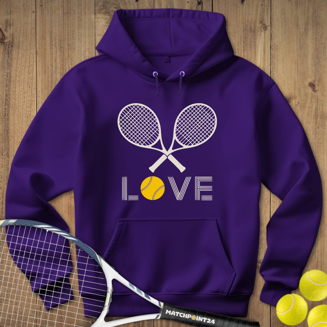 Loving Tennis | Hoodie (Unisex) - Matchpoint24 - Kleidung für Tennisfans