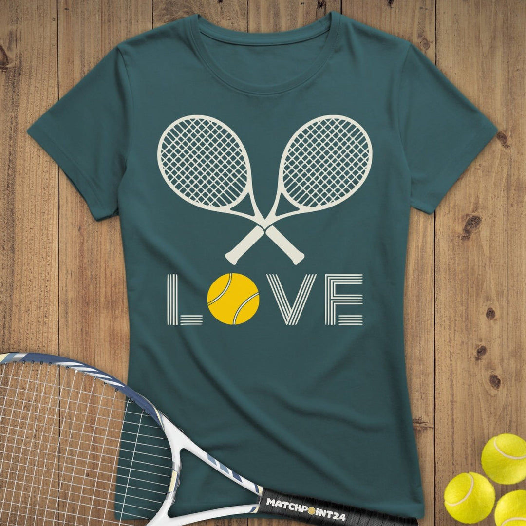 Loving Tennis | Premium Damen T-Shirt - Matchpoint24 - Kleidung für Tennisfans