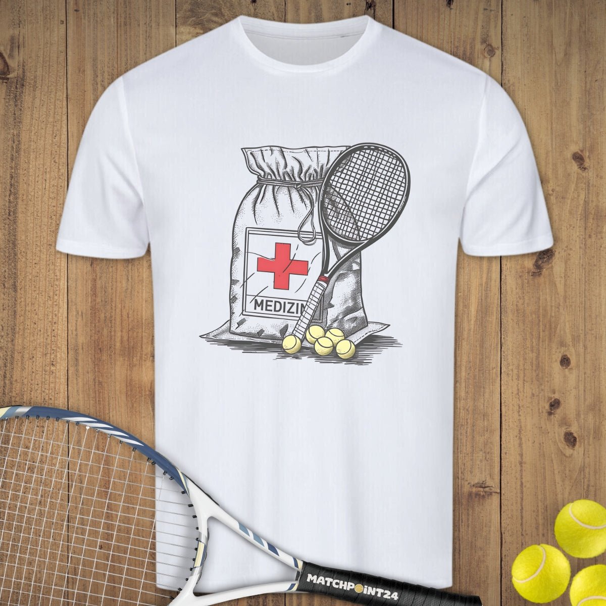 Medizin | Herren Sport T-Shirt - Matchpoint24 - Kleidung für Tennisfans