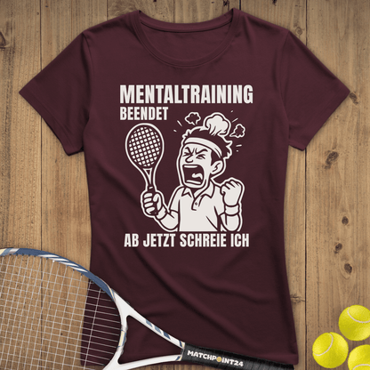 Mentaltraining | Premium Damen T-Shirt - Matchpoint24 - Kleidung für Tennisfans