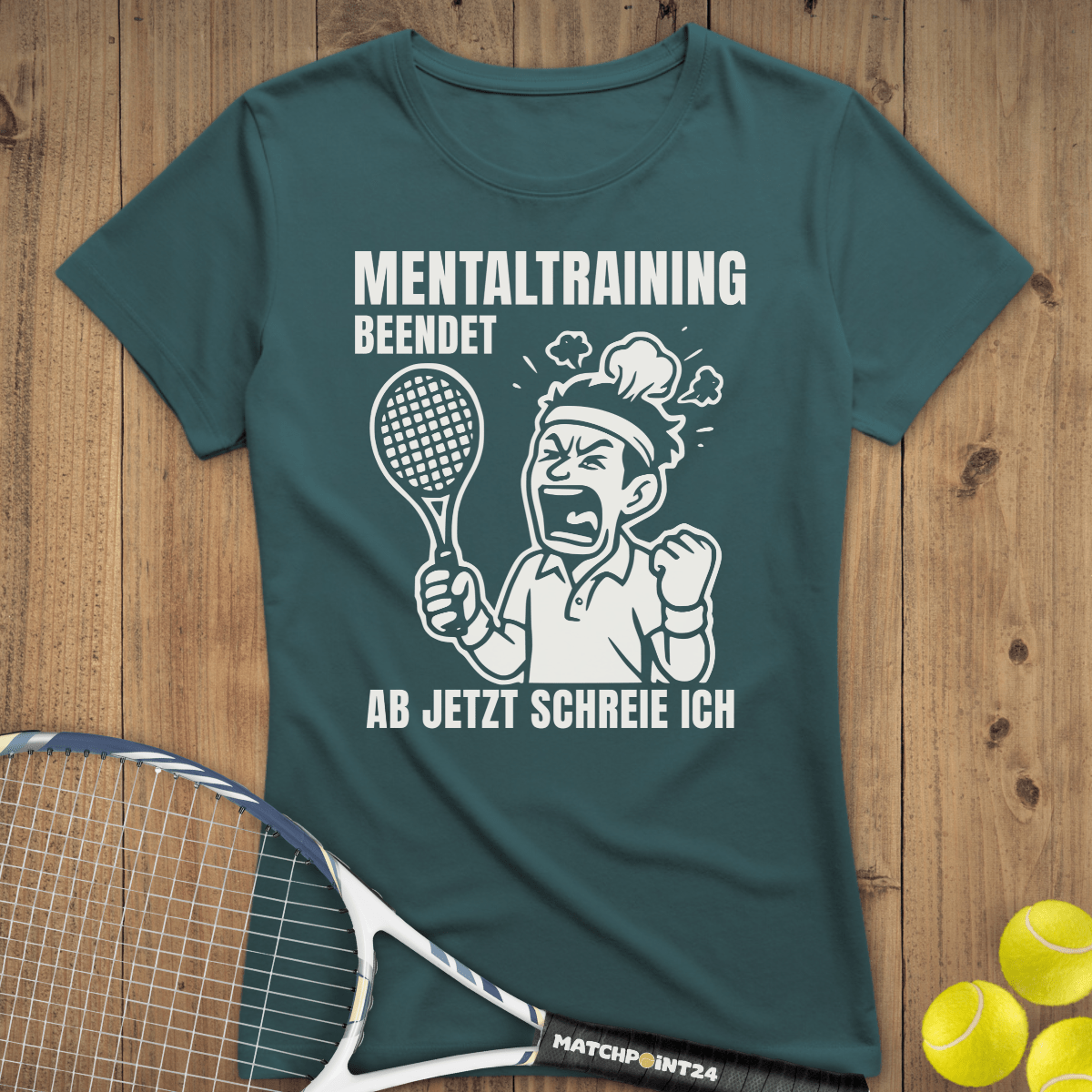 Mentaltraining | Premium Damen T-Shirt - Matchpoint24 - Kleidung für Tennisfans