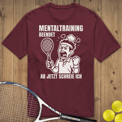 Mentaltraining | Premium Herren T-Shirt - Matchpoint24 - Kleidung für Tennisfans