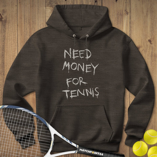 Money for Tennis | Hoodie (Unisex) - Matchpoint24 - Kleidung für Tennisfans