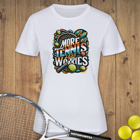 More Tennis | Damen Sport T-Shirt - Matchpoint24 - Kleidung für Tennisfans