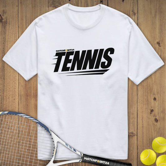 MP24 Tennis | Premium Herren T-Shirt - Matchpoint24 - Kleidung für Tennisfans