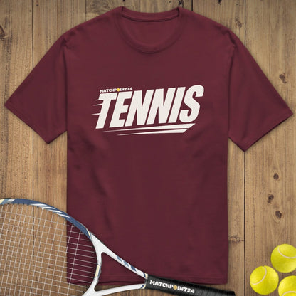MP24 Tennis | Premium Herren T-Shirt - Matchpoint24 - Kleidung für Tennisfans