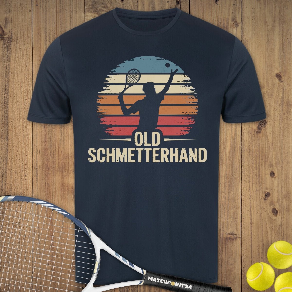 Old Schmetterhand | Herren Sport T-Shirt - Matchpoint24 - Kleidung für Tennisfans