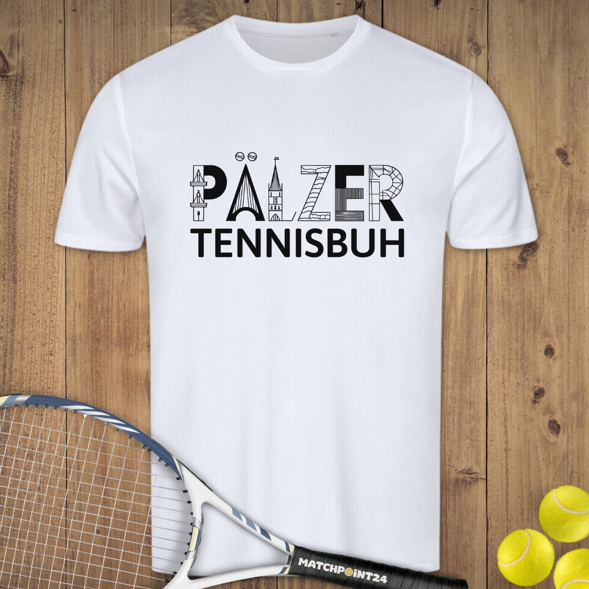 Pälzer Tennisbuh | Herren Sport T-Shirt - Matchpoint24 - Kleidung für Tennisfans