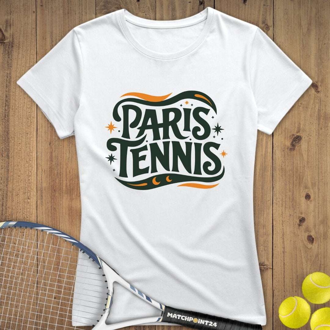 Paris Tennis | Premium Damen T-Shirt - Matchpoint24 - Kleidung für Tennisfans