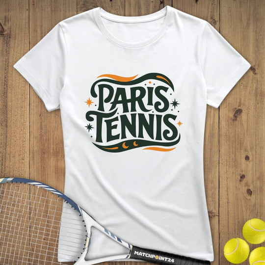 Paris Tennis | Premium Damen T-Shirt - Matchpoint24 - Kleidung für Tennisfans